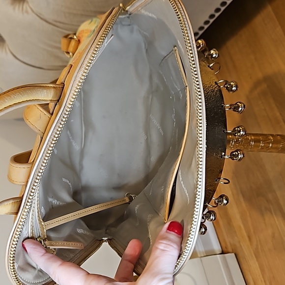 BRAHMIN Pompano Collection Iridescent Pineapple Felicity Backpack 🍍 - Picture 13 of 14